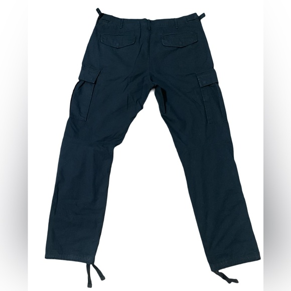 H&M Dark Navy/Black Cargo Pants Size 36 - Picture 2 of 3